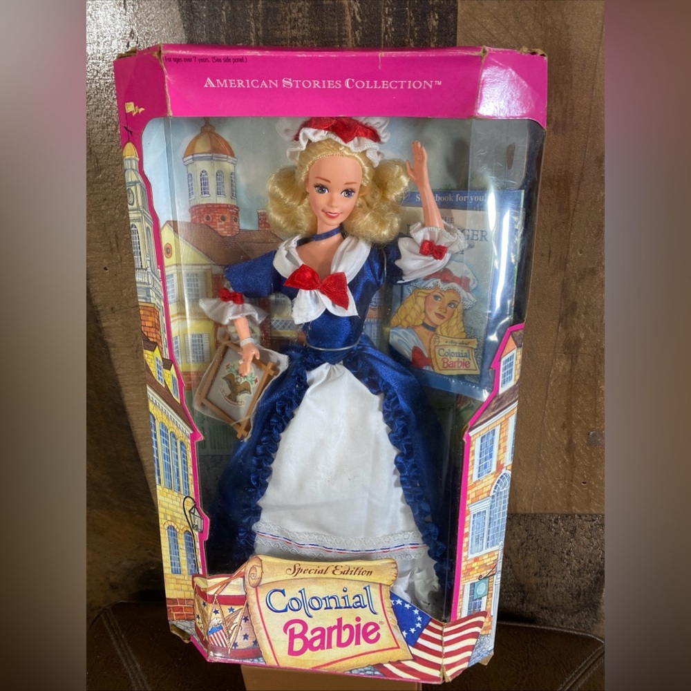 🌟Colonial Barbie Doll American Stories Collection 1994 Mattel 12578 Vintage Read